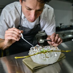 dish preparation peru chef palmiro ocampo