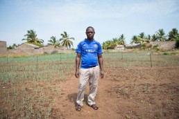 portrait farmer Togo microcredit